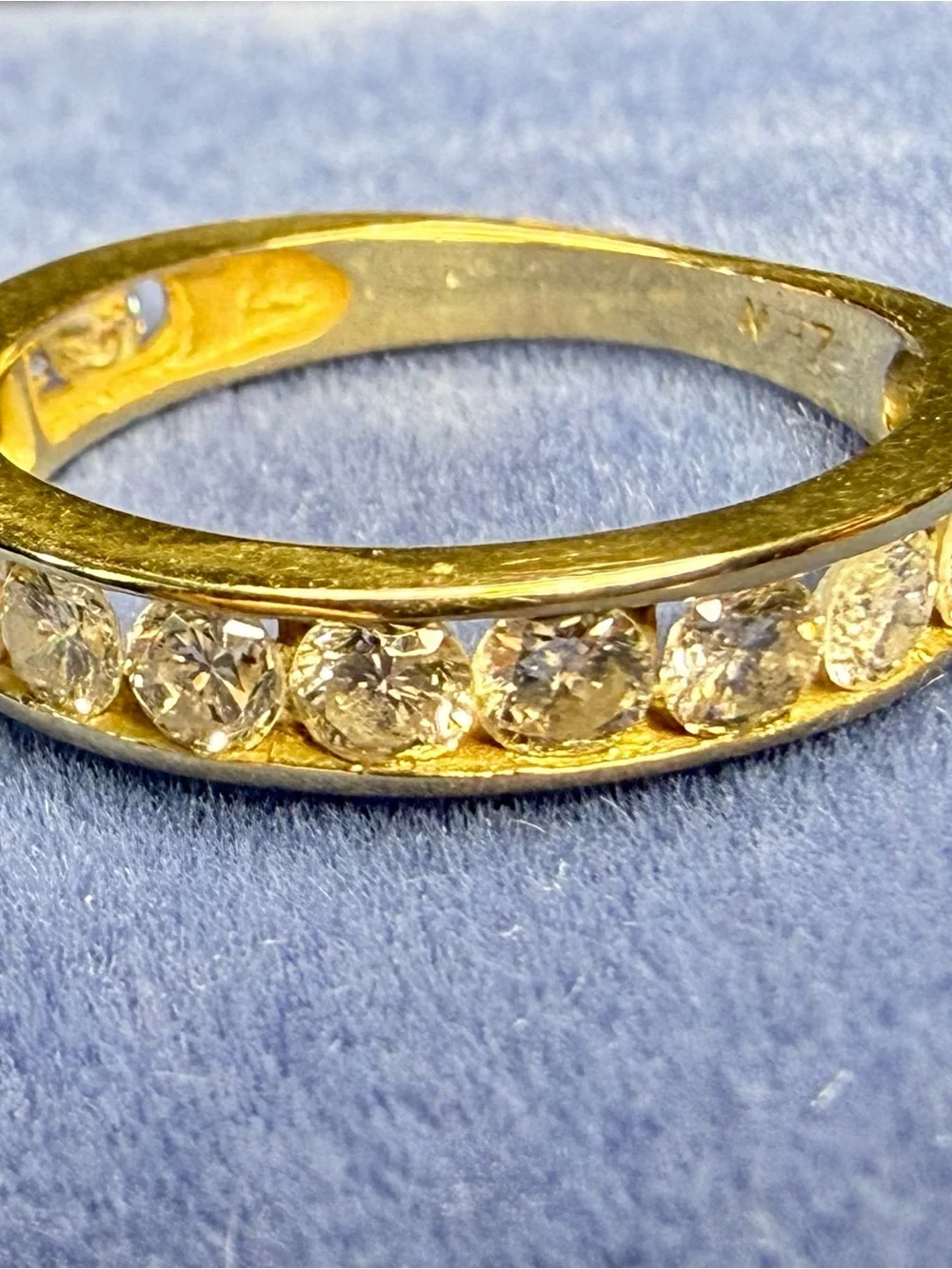 vtg 14k Diamond Eternity Band